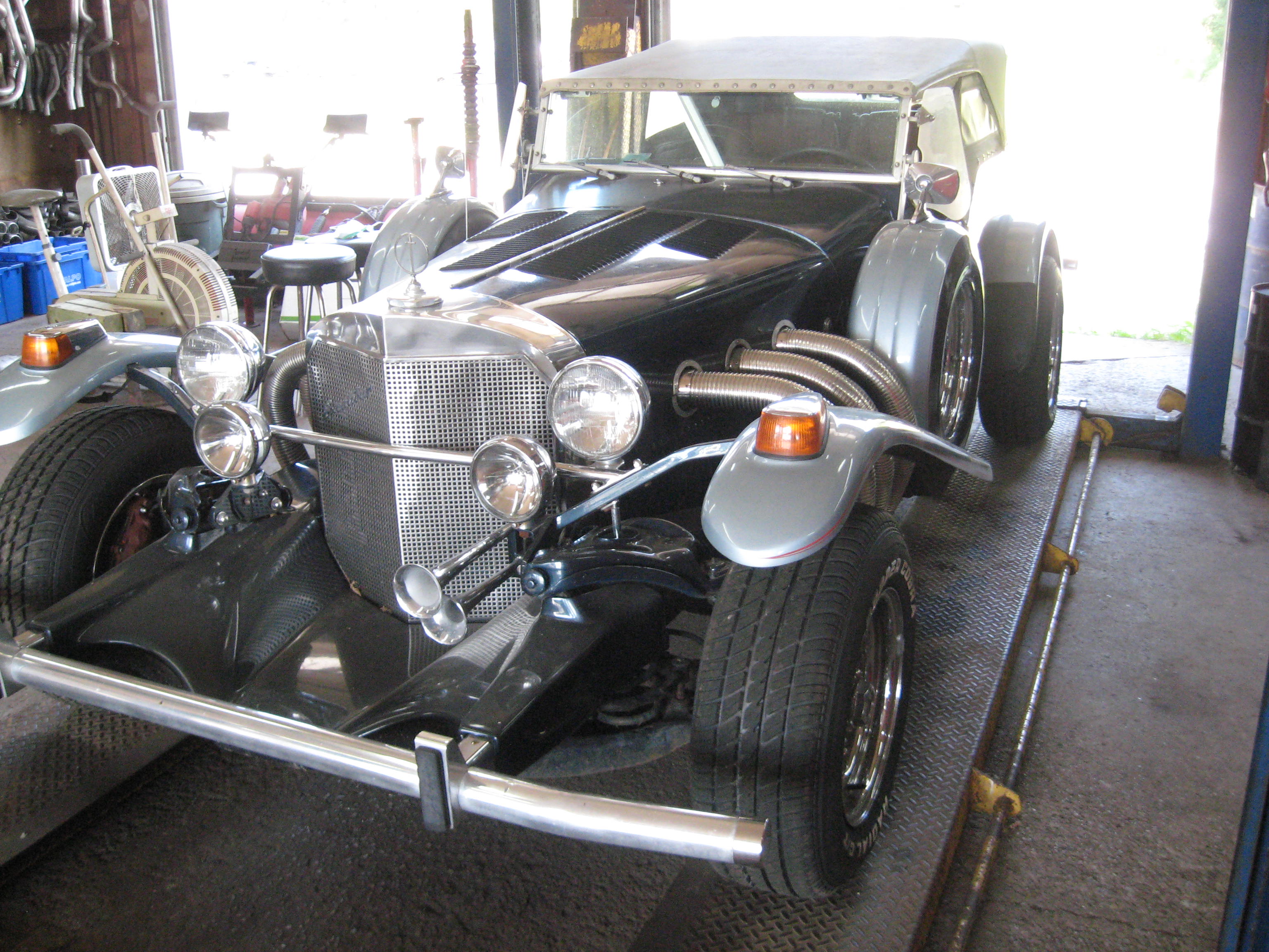 Automotive Exhaust Specialists work